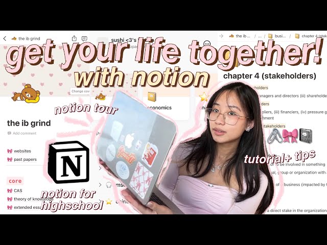 💌 the ULTIMATE academic weapon -how to use NOTION for school *easy* | notion tour, tutorial + tips