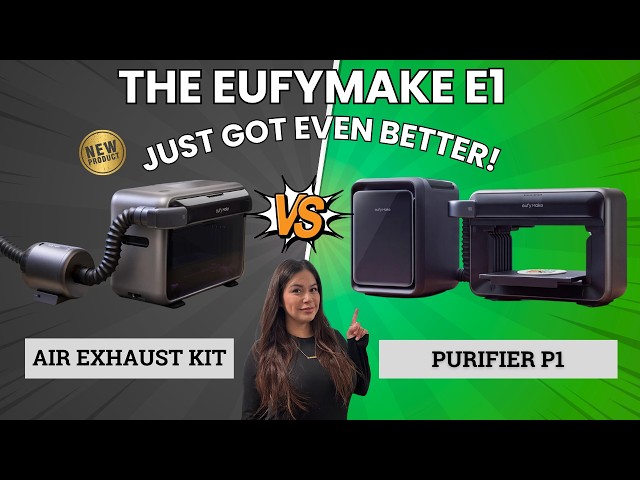 eufyMake E1’s Biggest Problem SOLVED? Exhaust Fan Kit + Purifier P1