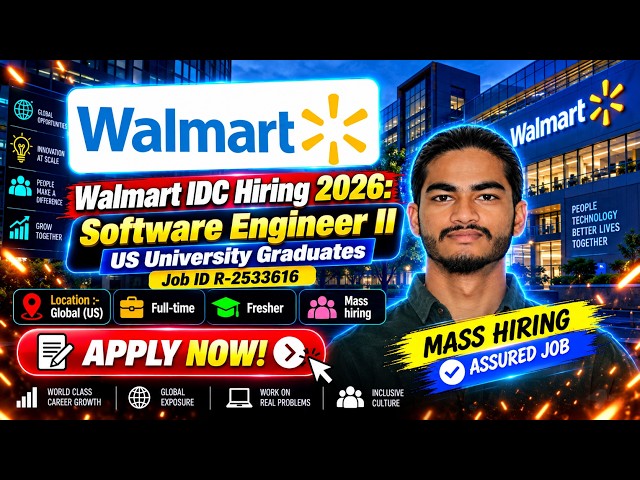 Walmart Global Tech Recruitment 2026: Software Engineer II | Bangalore