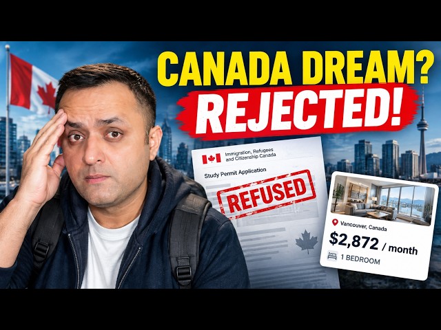 Canada Dream Khatam? 74% Indian Students Rejected, $2,872 Rent Reality