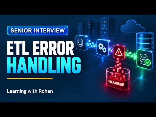 Top 5 ETL Error Handling Scenarios in Data Engineering Interviews