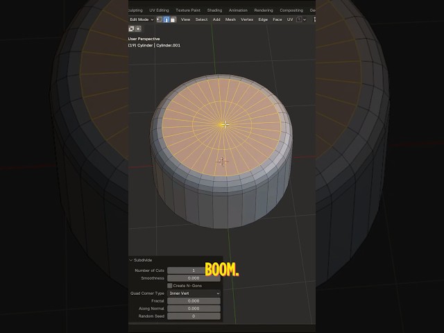 LOOP CUT PROBLEM  #b3d #blender
