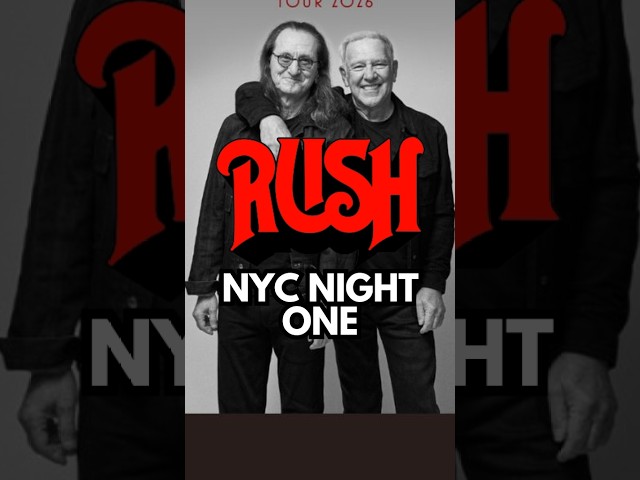 Rush NYC Night 1 Madison Square Garden