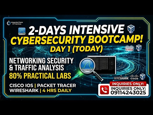 Free 2 Days Intensive Cybersecurity Practical Bootcamp Day 1