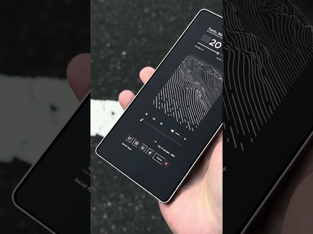 Minimal & futuristic setup for the S25 Ultra! #s25ultra #shorts  #androidcustomization #howto