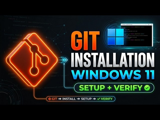 How to Install Git on Windows 11 | Setup & Verify Git !!!