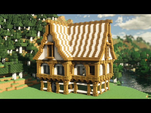 Minecraft Tutorial | Spruce and Pale Oak House