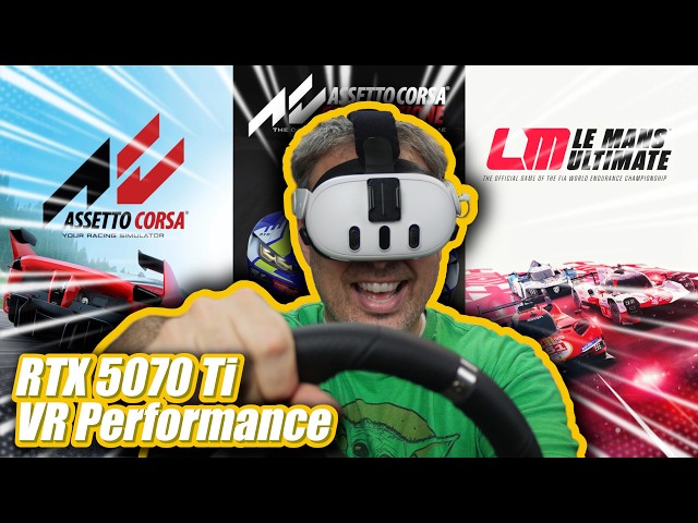 I Tested the RTX 5070 Ti VR Performance in Three Popular Sim Racers