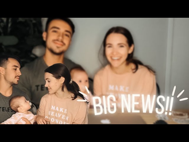 OUR BIG NEWS (things are about to change...) | Husband surprises wife (live reaction) | family vlog