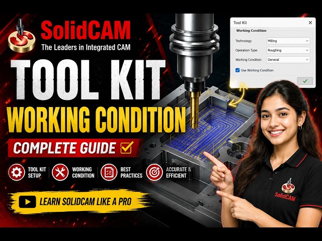HOW TO USE WORKING CONDITION IN SOLIDCAM