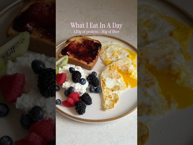 What 30g of fiber actually looks like in a day!