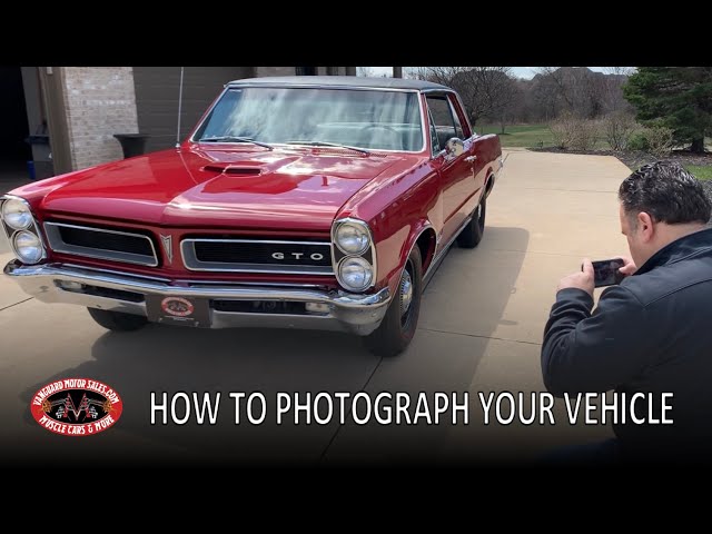 How to Photograph your Vehicle
