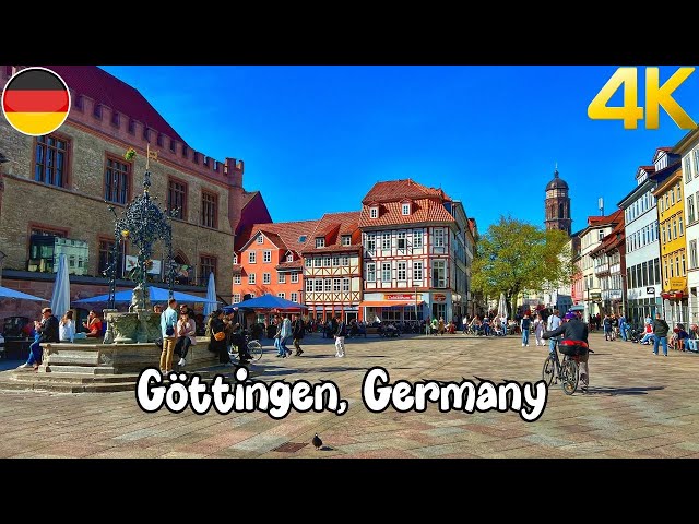 Göttingen, Germany walking tour 4K - A beautiful German city