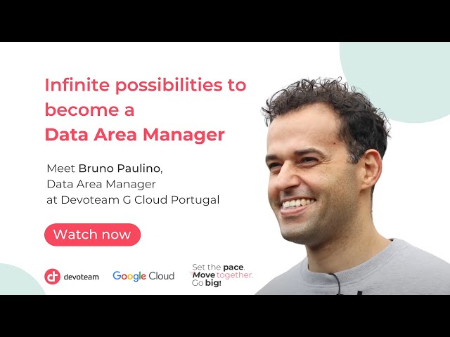 Meet Bruno Paulino, Data Area Manager at Devoteam G Cloud
