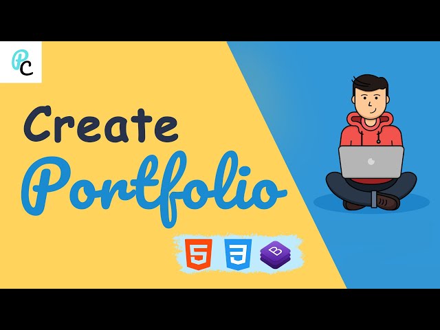 Create a Portfolio using HTML, CSS and Bootstrap