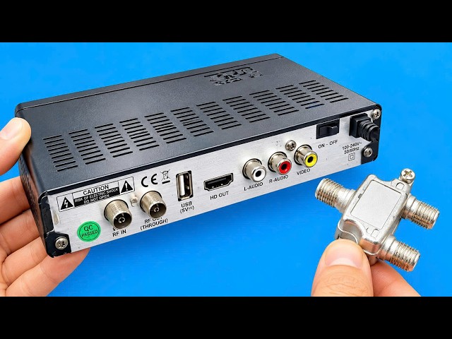 📡 Few People Know This TV BOX and SPLITTER Antenna Trick! 😱