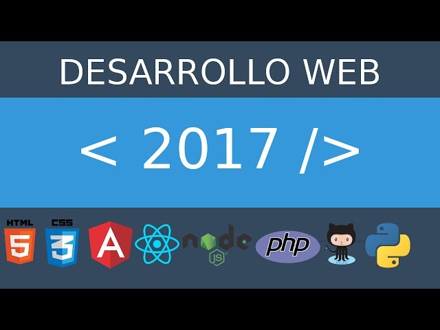 Web Development in 2017