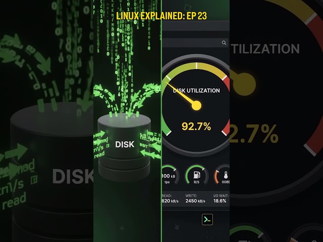 Is Your Linux Disk Slow? Find the Bottleneck with iostat 🐧