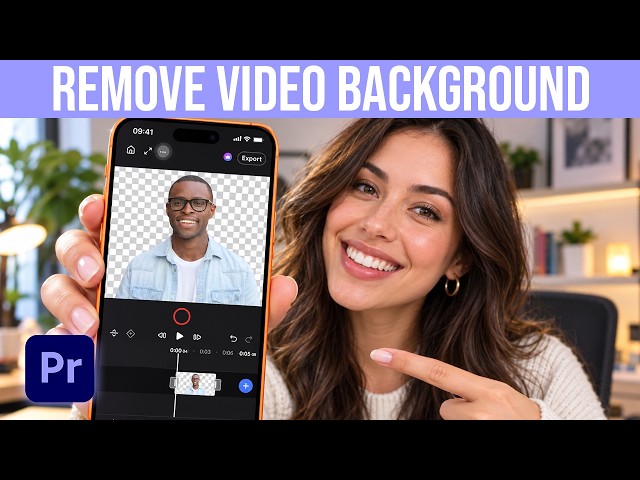 How To Remove Background Of Video In Premiere Mobile App