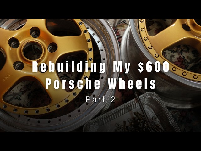 Wheel Rebuild Part 2: Separating, Sanding & Polishing 3 Piece Wheels
