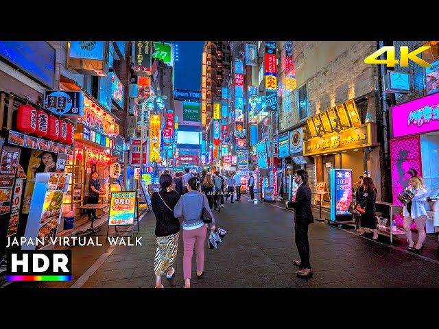 2 Hours Walking Tour in Downtown Tokyo, Japan • 4K HDR