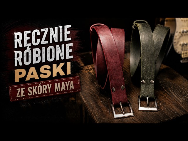 Ręcznie robione paski ze skóry Maya | CraftPoint