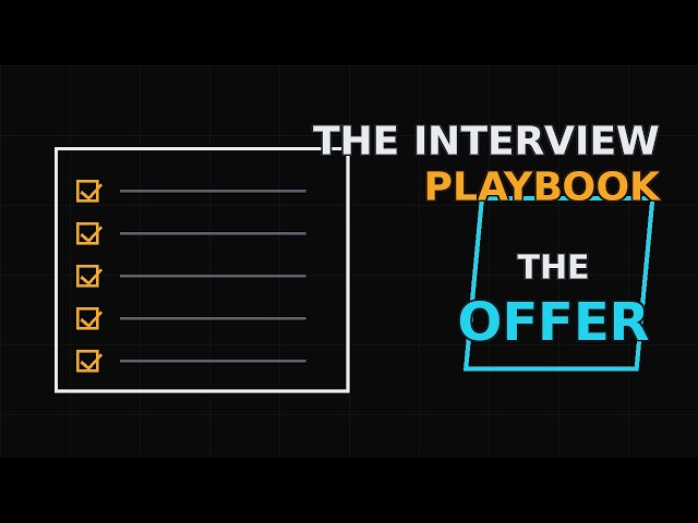 The Tech Interview Playbook That Gets Offers