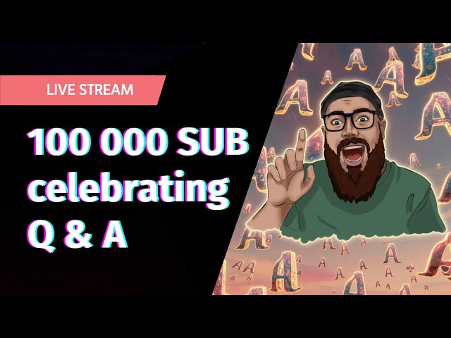 My FIRST YouTube STREAM! 100 000 SUBS. CELEBRATING! Q&A!