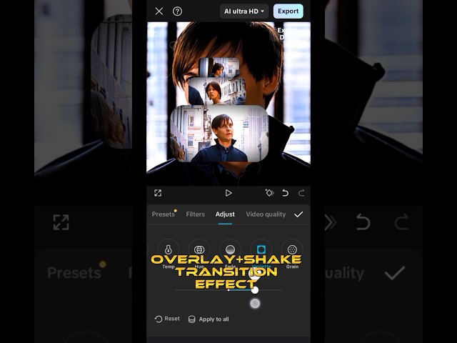⚡ Spider-Man Overlay Transition Effect in CapCut | Quick Tutorial ⚡#capcut #shakeeffect #tutorial