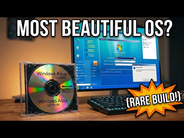 Installing Windows Aqua Ultimate — The Most Beautiful Custom OS?