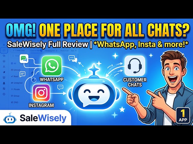 SaleWisely Full Review | Manage WhatsApp, Instagram & Customer Chats in One Place
