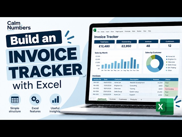 How to Build an Invoice Tracker in Excel (Step by Step)