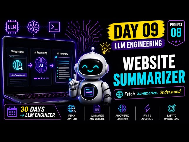 Day 9: Build an AI Website Summarizer in Python (Full Tutorial)