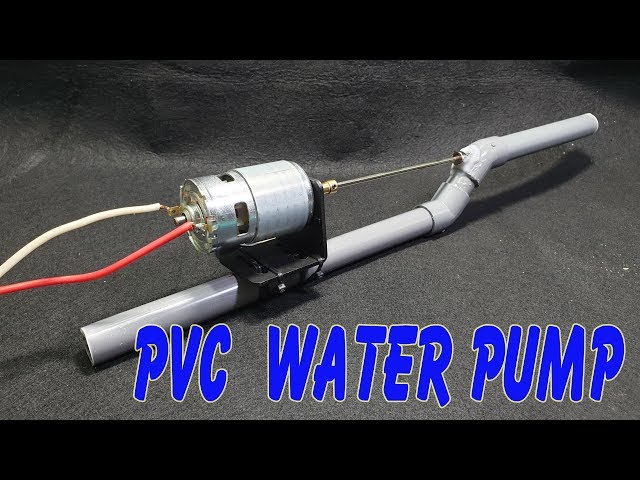 DIY Simple Water Pump With PVC Pipe and 775 Motor