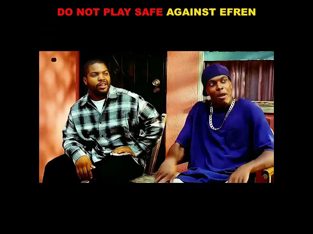 DO NOT PLAY SAFE LIKE THIS Against EFREN REYES