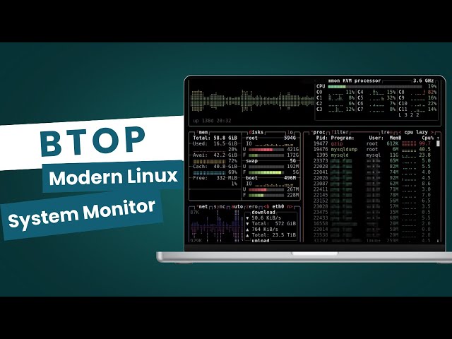 btop: The Ultimate Modern Linux System Monitor for Real-Time Performance