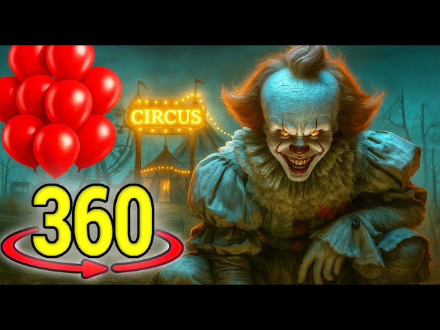 Pennywise Horror 360 Video - Scary Clown Chase - IT VR video