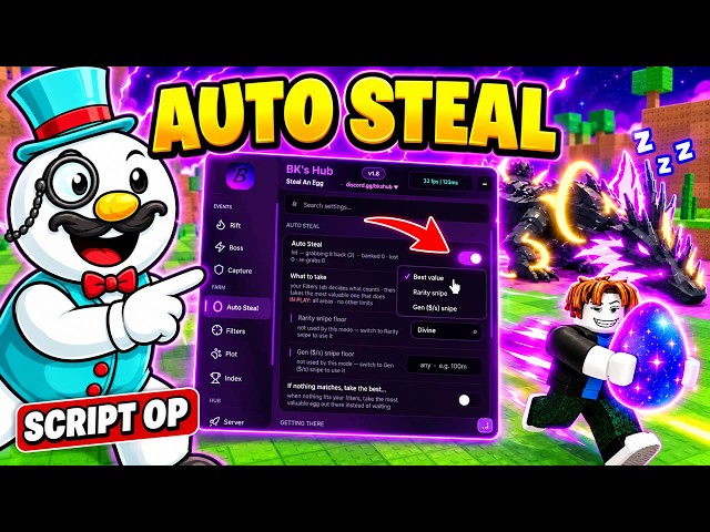 🥚 OP EGG STEAL SCRIPT UPDATED | AUTO STEAL + RIFT + BOSSES
