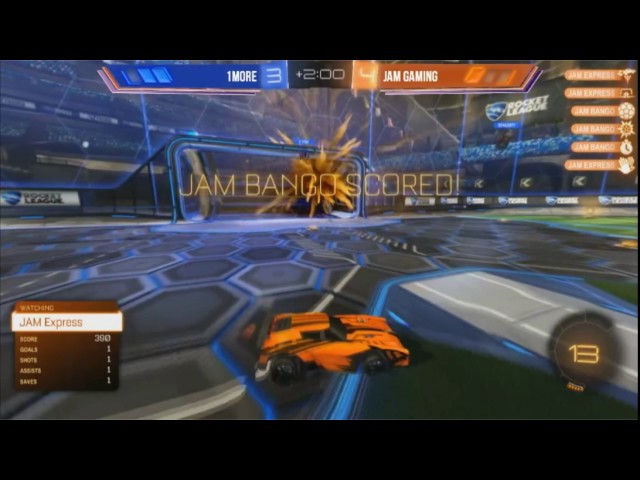 Rocket League - Amazing Winning goal by JamGaming Championship Finals, RLCS Qualifier
