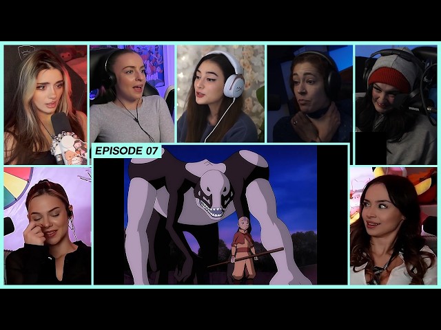 [GIRLS REACT] Aang enters the Spirit World | ATLA Ep 7 Girl Reaction Mashup