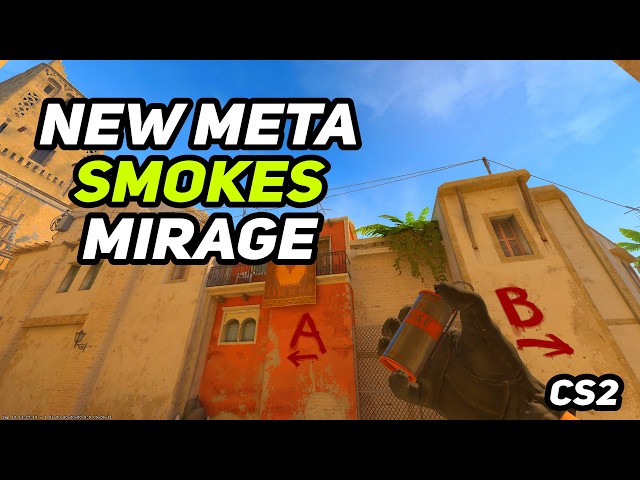 CS2 Mirage - Dominate With New Meta Smokes In 2026