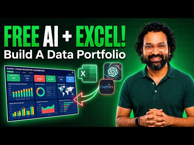 Build a Data Analytics Portfolio in Excel (Using FREE AI!)