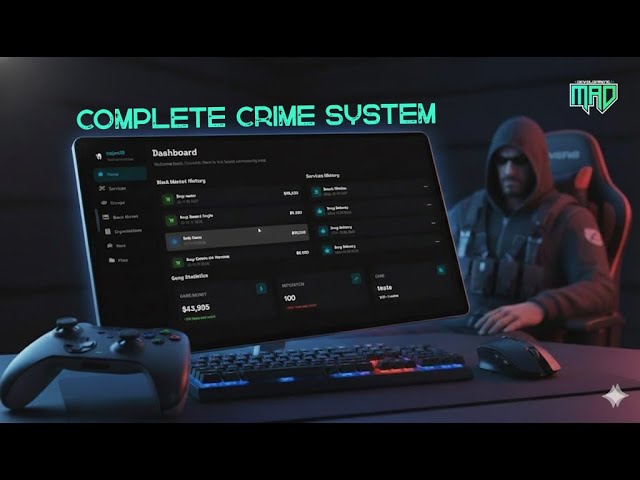 Crime & Organizations Script - Complete Crime System [Prodigy Inspired] [Fivem]