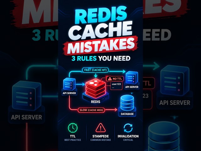 Redis Caching: 3 Mistakes That Break Production