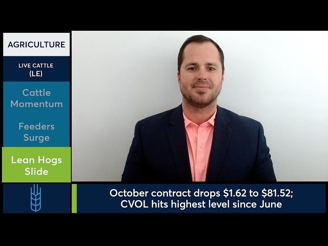 Cattle futures string together impressive week as Lean Hogs slide. 9/11/26