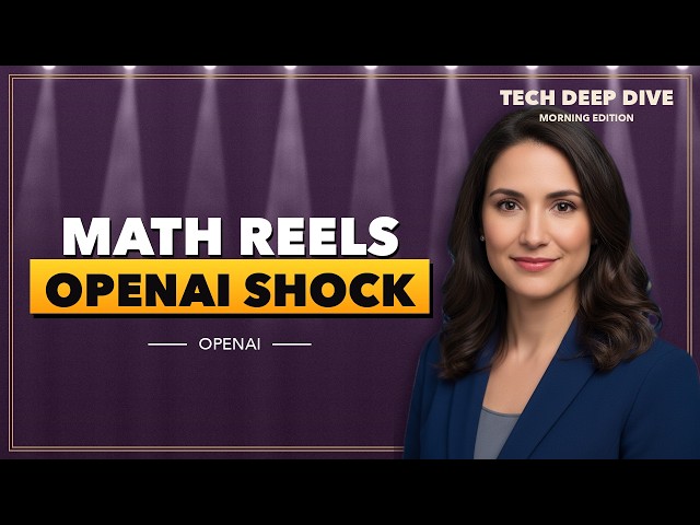 OpenAI Math Release: Benchmark Scores Could Reshape AI Research - AI News Today (Morning), Oct 9
