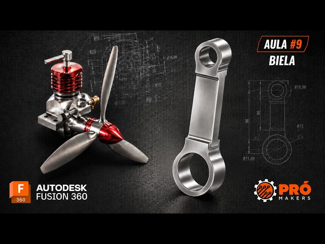 Learn Fusion 360 by Modeling a Real ENGINE | Lesson #9: Connecting Rod