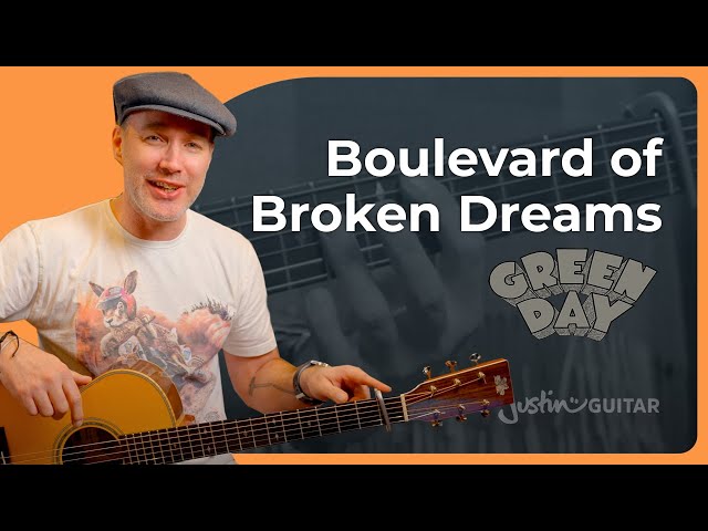Boulevard of Broken Dreams by Green Day | Guitar Lesson