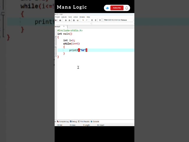 While Loop in C – Simple Example