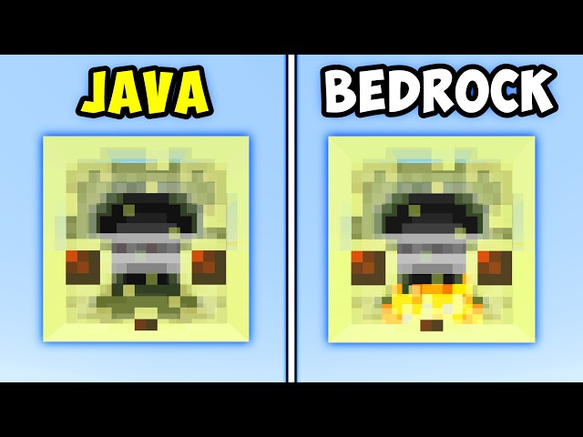 75 Minecraft Java vs Bedrock Differences!